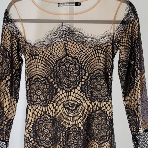 FOR LOVE AND LEMONS grace mini dress in lace Sz XS - Picture 3 of 7